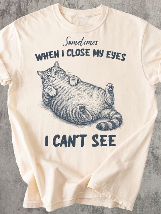Tops - Sometimes When I Close My Eyes I Can’t See Shirt